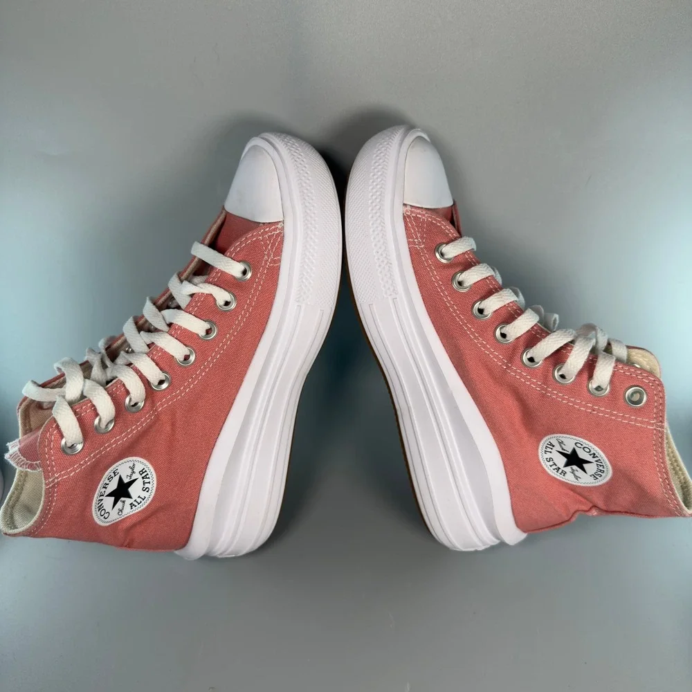 Converse Chuck Taylor All Star Move Platform Women 6 Hi Top Sneaker Pink Lace Up
